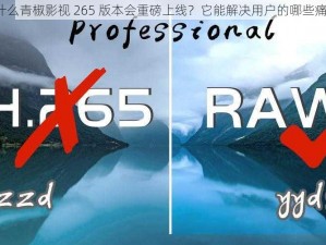 为什么青椒影视 265 版本会重磅上线？它能解决用户的哪些痛点？