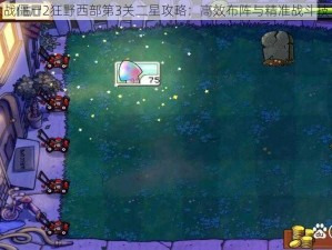 植物大战僵尸2狂野西部第3关二星攻略：高效布阵与精准战斗技巧解析