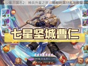 少年三国志2：神兵升星之旅，揭秘所需材料与数量