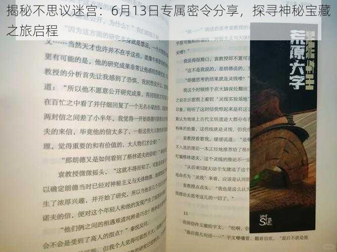 揭秘不思议迷宫:6月13日专属密令分享,探寻神秘宝藏之旅启程