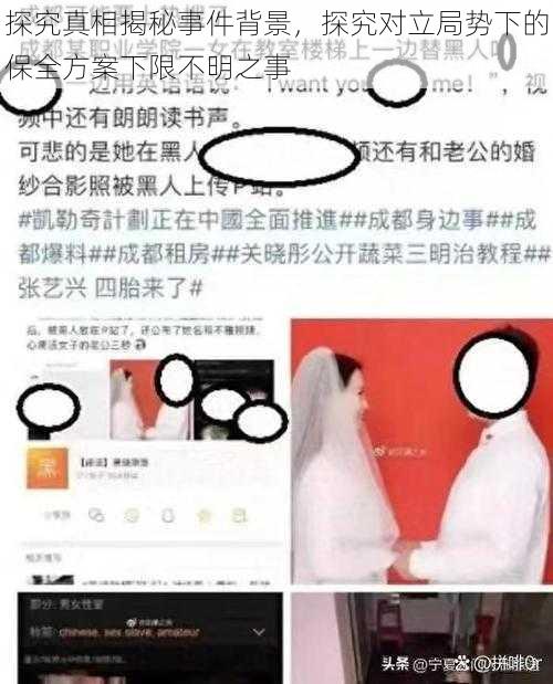 探究真相揭秘事件背景，探究对立局势下的保全方案下限不明之事