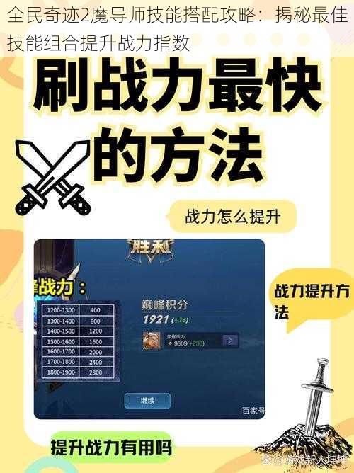 全民奇迹2魔导师技能搭配攻略：揭秘最佳技能组合提升战力指数