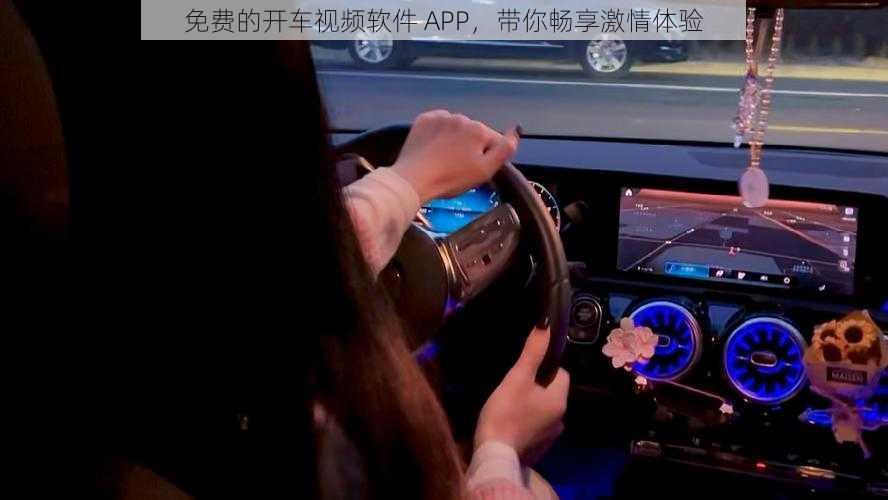 免费的开车视频软件 APP，带你畅享激情体验