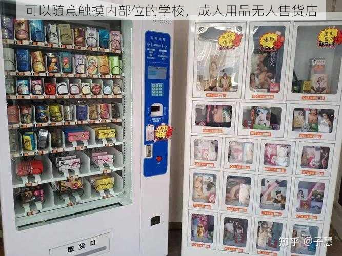 可以随意触摸内部位的学校，成人用品无人售货店