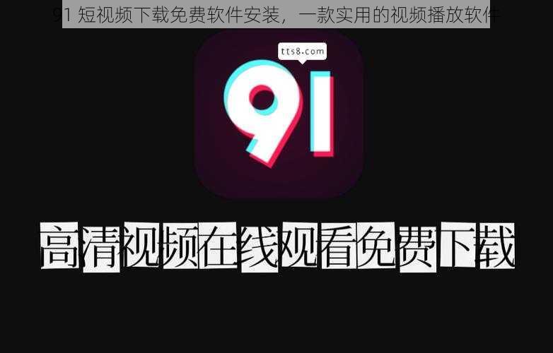 91 短视频下载免费软件安装，一款实用的视频播放软件