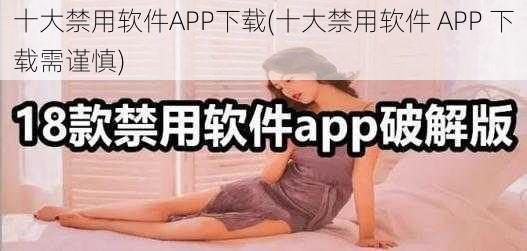 十大禁用软件APP下载(十大禁用软件 APP 下载需谨慎)