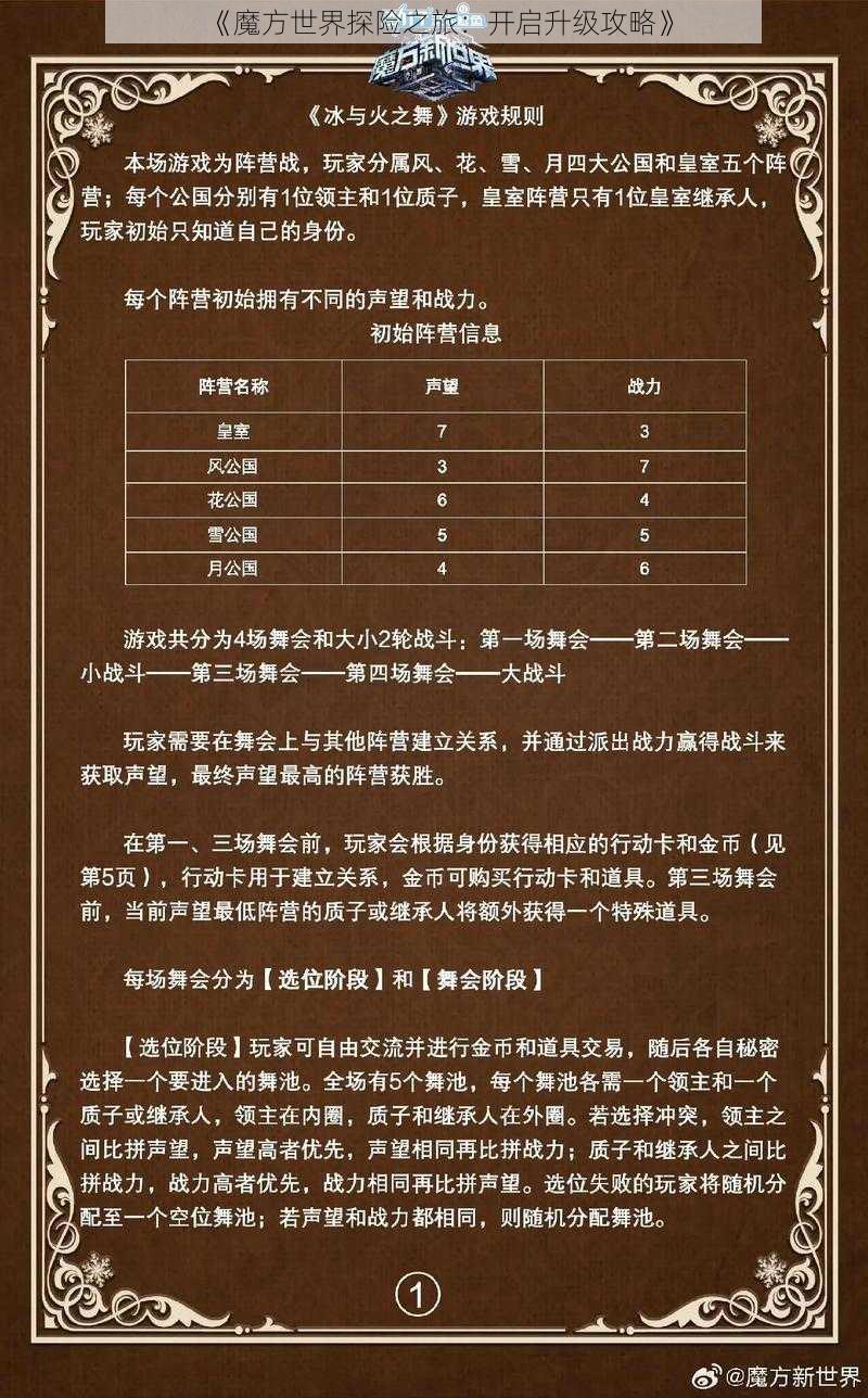 《魔方世界探险之旅：开启升级攻略》