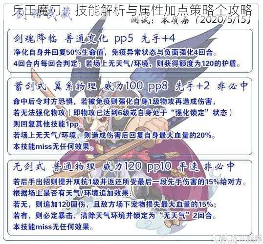 兵王魔刃：技能解析与属性加点策略全攻略