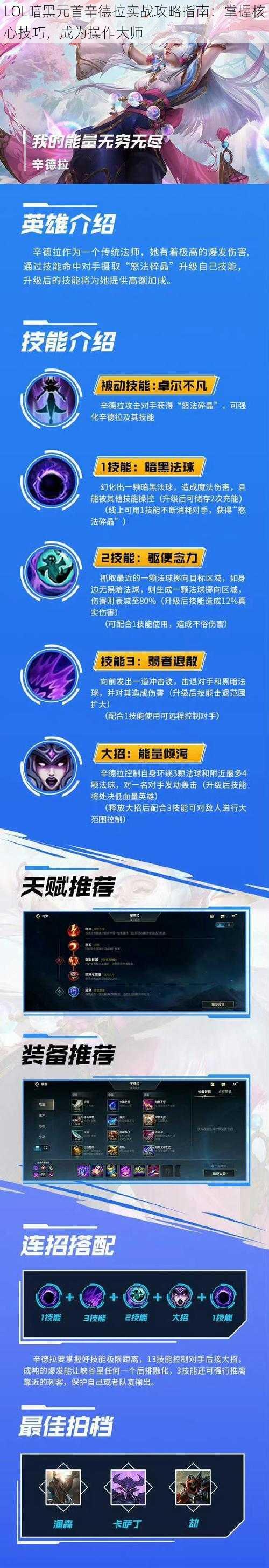 LOL暗黑元首辛德拉实战攻略指南：掌握核心技巧，成为操作大师