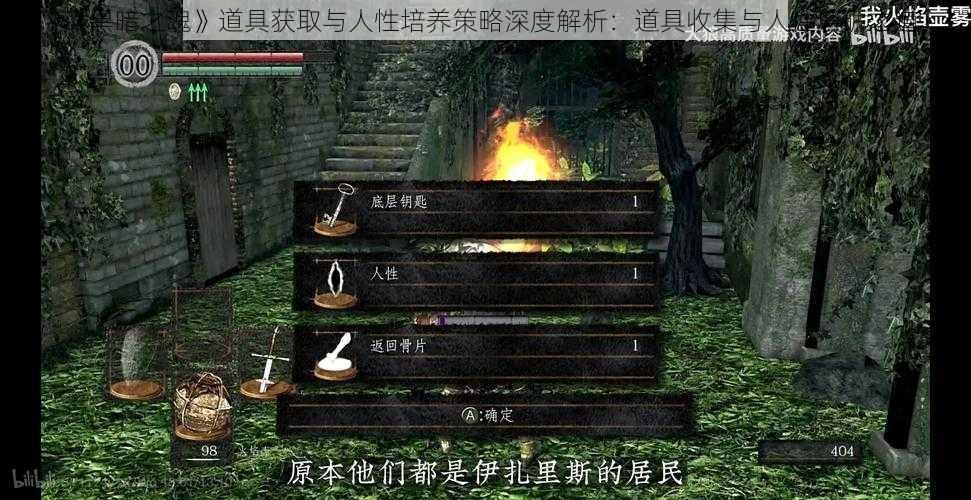 《黑暗之魂》道具获取与人性培养策略深度解析：道具收集与人性磨砺之道