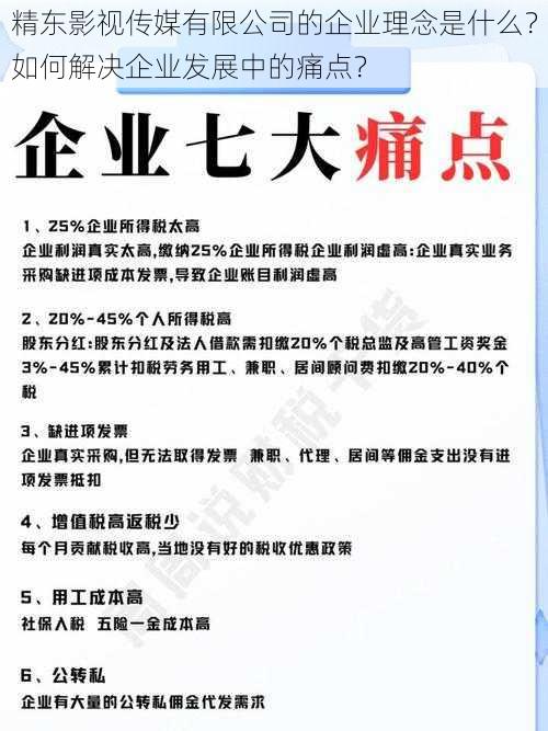 精东影视传媒有限公司的企业理念是什么？如何解决企业发展中的痛点？