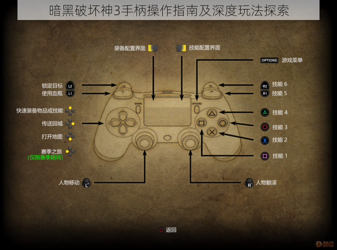 暗黑破坏神3手柄操作指南及深度玩法探索