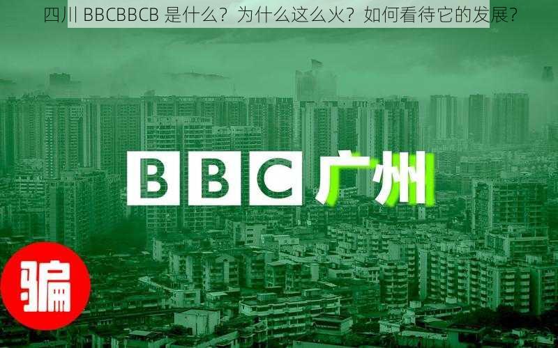 四川 BBCBBCB 是什么？为什么这么火？如何看待它的发展？