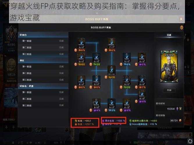 CF穿越火线FP点获取攻略及购买指南：掌握得分要点，探索游戏宝藏