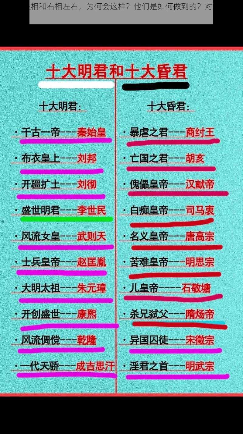 皇帝被左相和右相左右，为何会这样？他们是如何做到的？对皇帝有何影响？